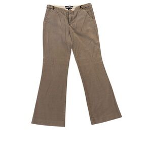 Gap Women's Straight Flare Tan Corduroy Trousers
